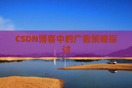 CSDN博客中的广告策略探讨